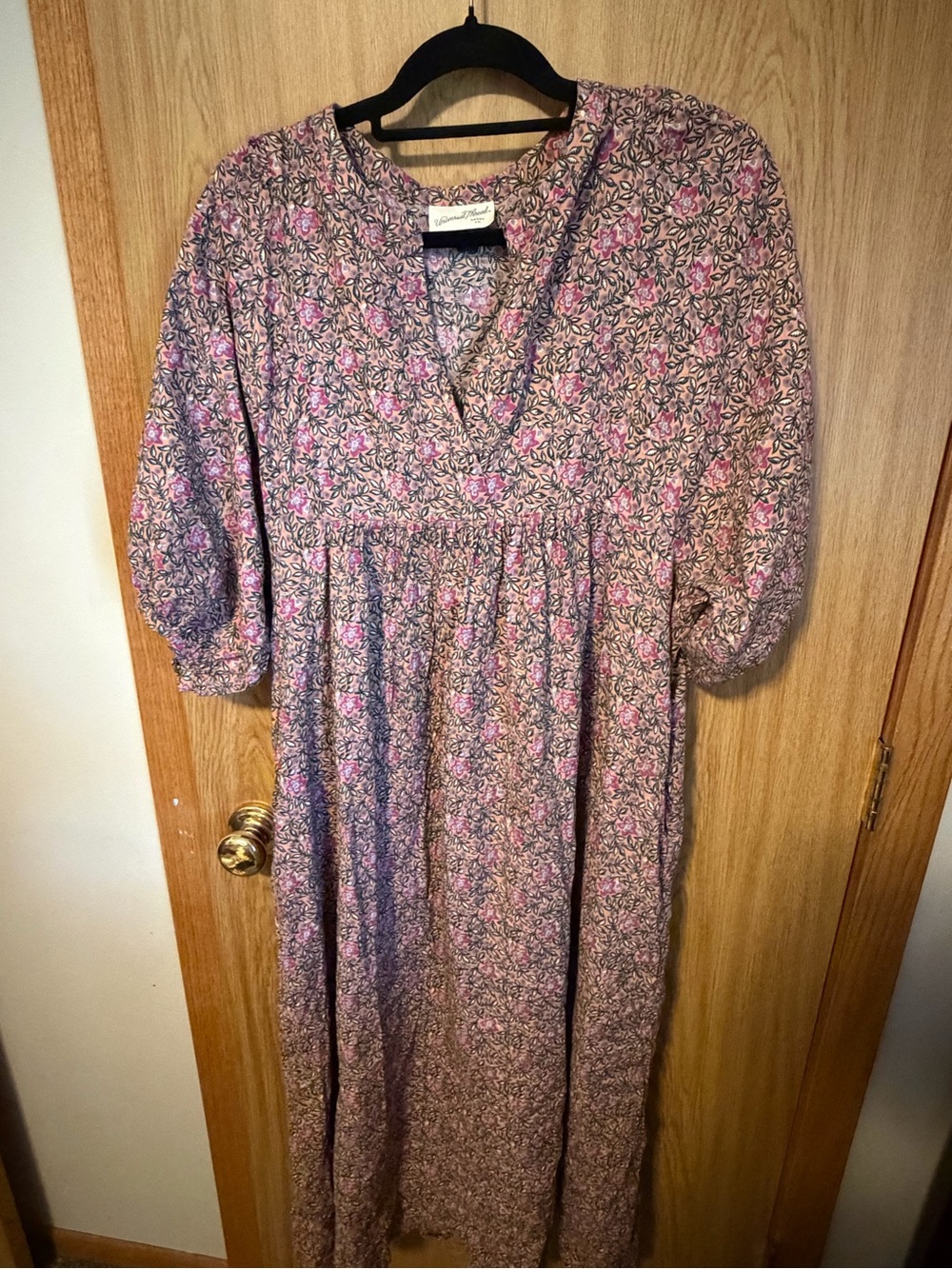 Universal Thread Pink & Green Floral Top